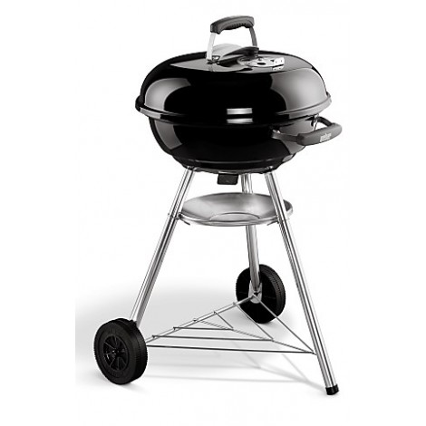 Compact Charcoal Grill Ø47cm, black