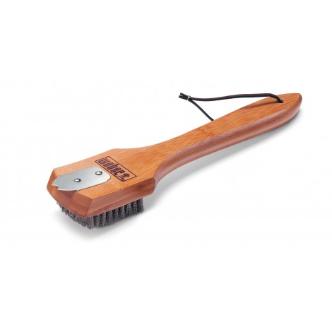 Brosse pour BBQ avec manche en bambou, 30 cm 
