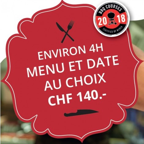 Bon cadeau : cours de barbecue