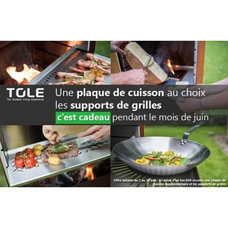 Cheminée de jardin K60 Promo Juin 2018 2 accessoires offerts