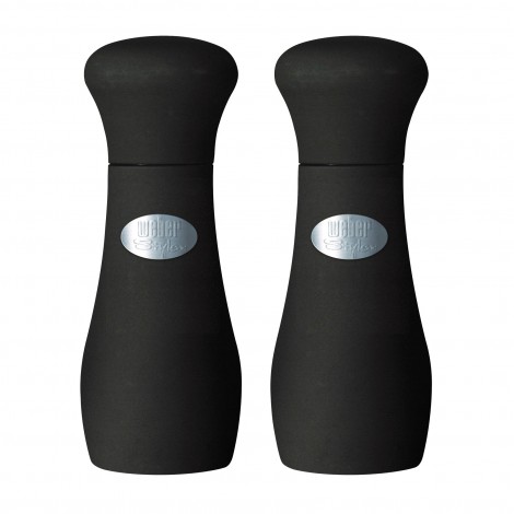 Salière et poivière Weber® Style™ noir, 10 cm