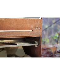 Support de grilles de cuisson pour barbecue cheminée