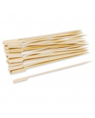 Brochettes en bambou véritable 25 pièces